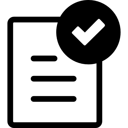 Paslaugos approval icon